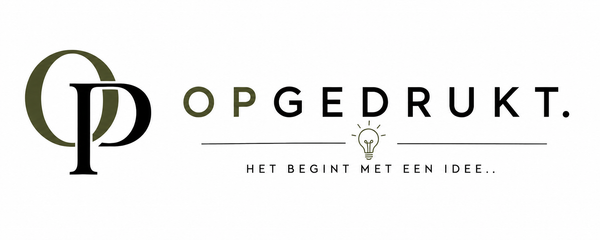 Opgedrukt.